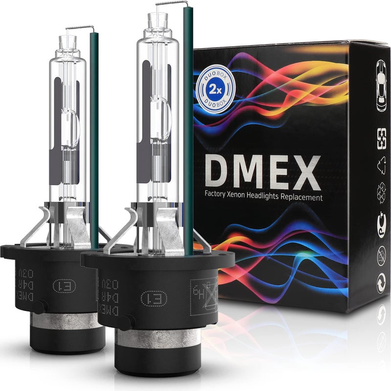DMEX (Pair D4R 35W 4300K Xenon Headlight HID Bulbs Replacement 42406 66450 42406WX Car Headlamps(Not fit Halogen Headlight Assembly) - Image 1