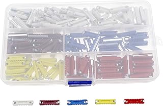 SING F LTD SING F LTD 200pcs Car Torpedo Fuses Box Kit 5A 8A 16A 25A 40A Replacement Ceramic Continental Fuses Assortment  - Image 1