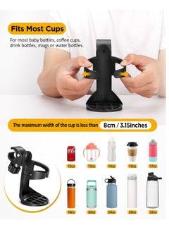 SYOSI Bike Water Bottle Holder Bike Cup Holder Water Bottle Holders for Bike Universal Drinks Holder for Large Bottles Bike Water Bottle Cages Fits Most Bicycles (2 Packs)  - Image 2