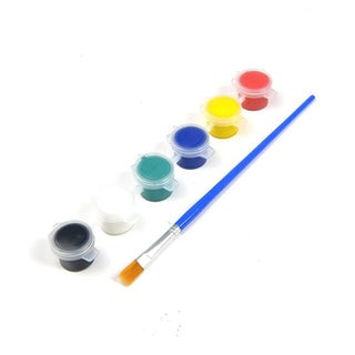 Brille Bee Watercolor Paint Set with Brush 6 Vibrant Colors for Art Crafts Premium NonToxic WaterBased Paints with StandardQuality Brush for Paper Canvas and Mixed Media - pzsku/Z77E713D2A2F3A07484F7Z/45/1745820408/dfd28ba9-e581-48d9-a964-e73fe1091503