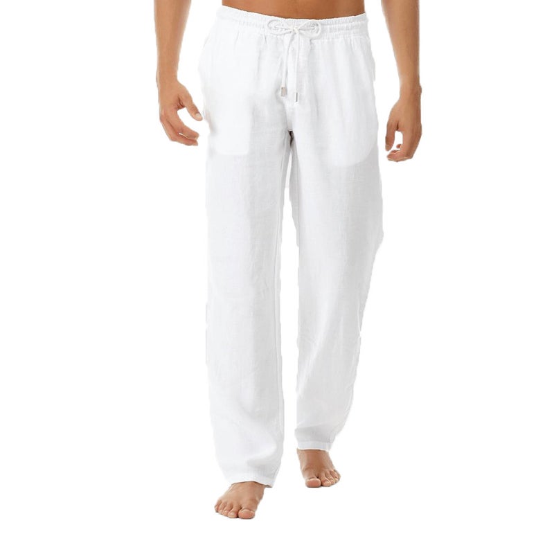 Men's Casual Cotton Linen Pants - Image 2