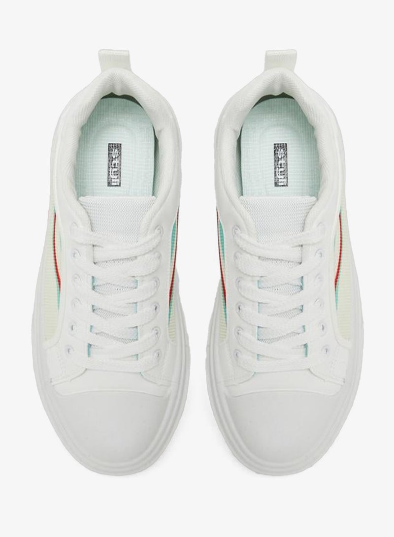 Styli Off White Retro Stripe Sneakers - Image 3