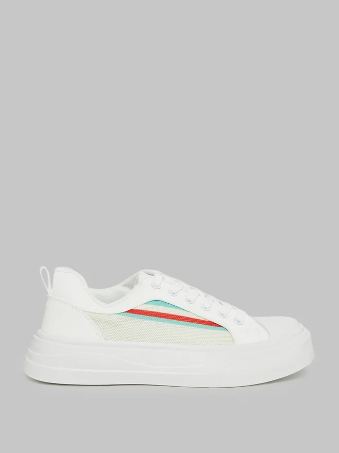 Styli Off White Retro Stripe Sneakers