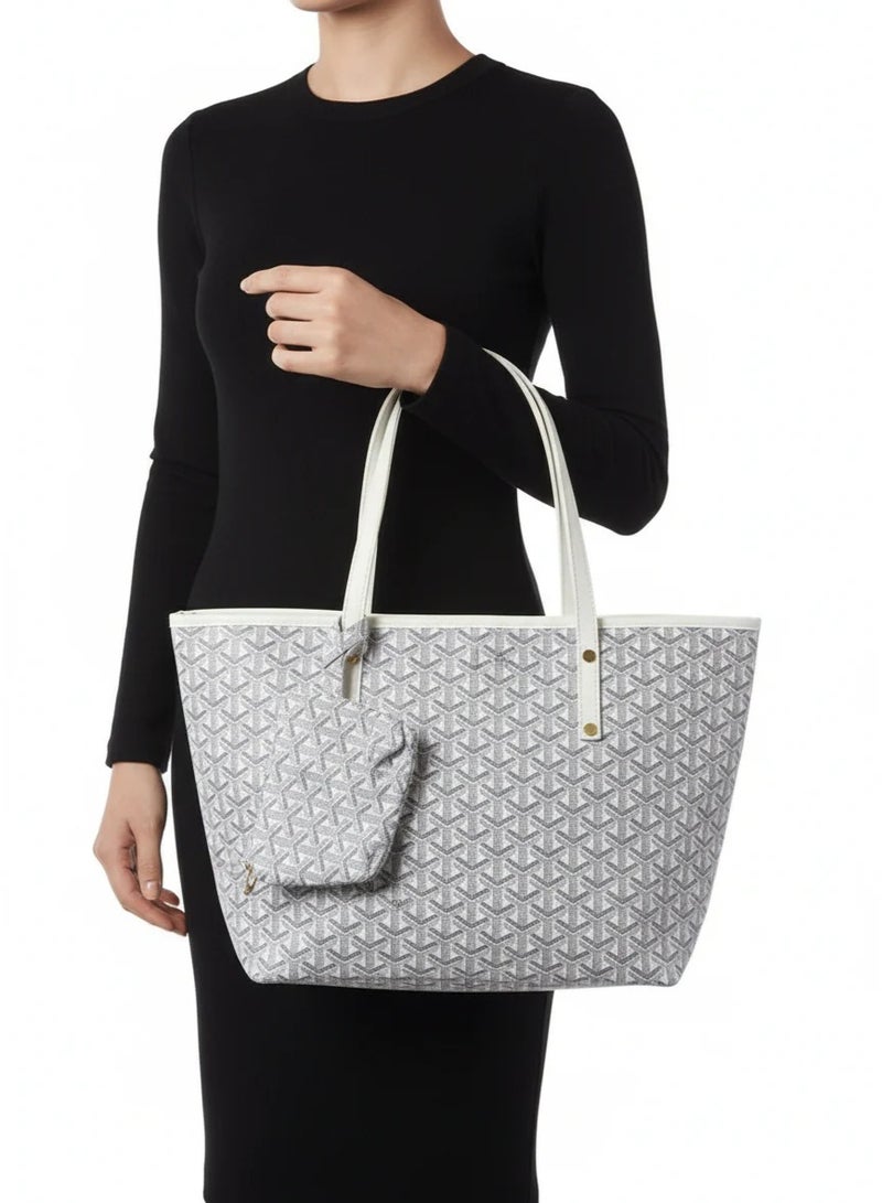 Vbranda A spacious and stylish tote bag featuring - Image 1