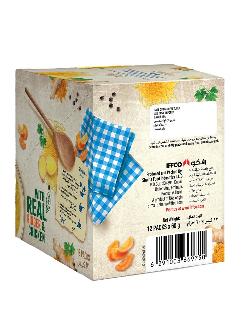 Noor Chicken Noodle And Ginger Soup 12 x 60g  - Image 2