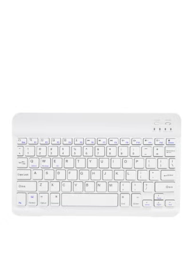 GULFLINK Wireless Bluetooth Rechargeable Keyboard, Multi-Device Universal Bluetooth Keyboard, Portable Keyboard, Suitable for iOS Android, Windows iPad, Tablets MacBook (White) - Image 1