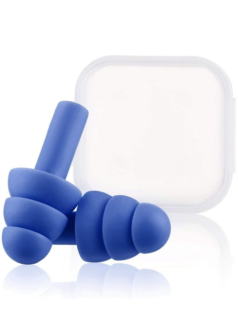 Oasisgalore Silicone Swimming Ear Plugs for Adult Kids, Assorted Colors, 6 Pairs  - Image 2