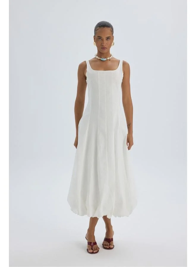 MAI STUDIOS CO.  Garda Long Balloon Dress for Women | Best Price UAE