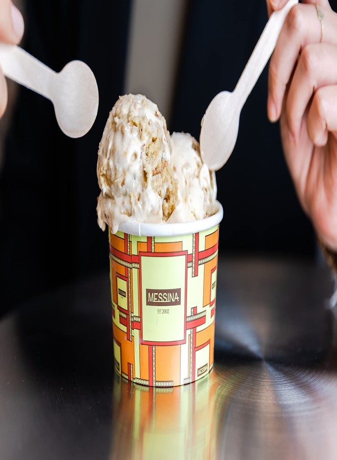 Gmark 4" Mini Wooden Spoons 100 ct, Biodegradable Compostable Birchwood (100pcs/bag) GM1042A - Image 4