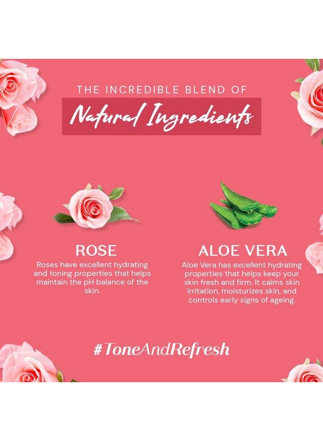 atulya Rose Water Facial Mist Toner Toner For Hydrating & Fresh Skin Rose Toner For Open Pores Mineral Oil & Silicone Free Suitable For All Skin Types 150Ml - Image 3