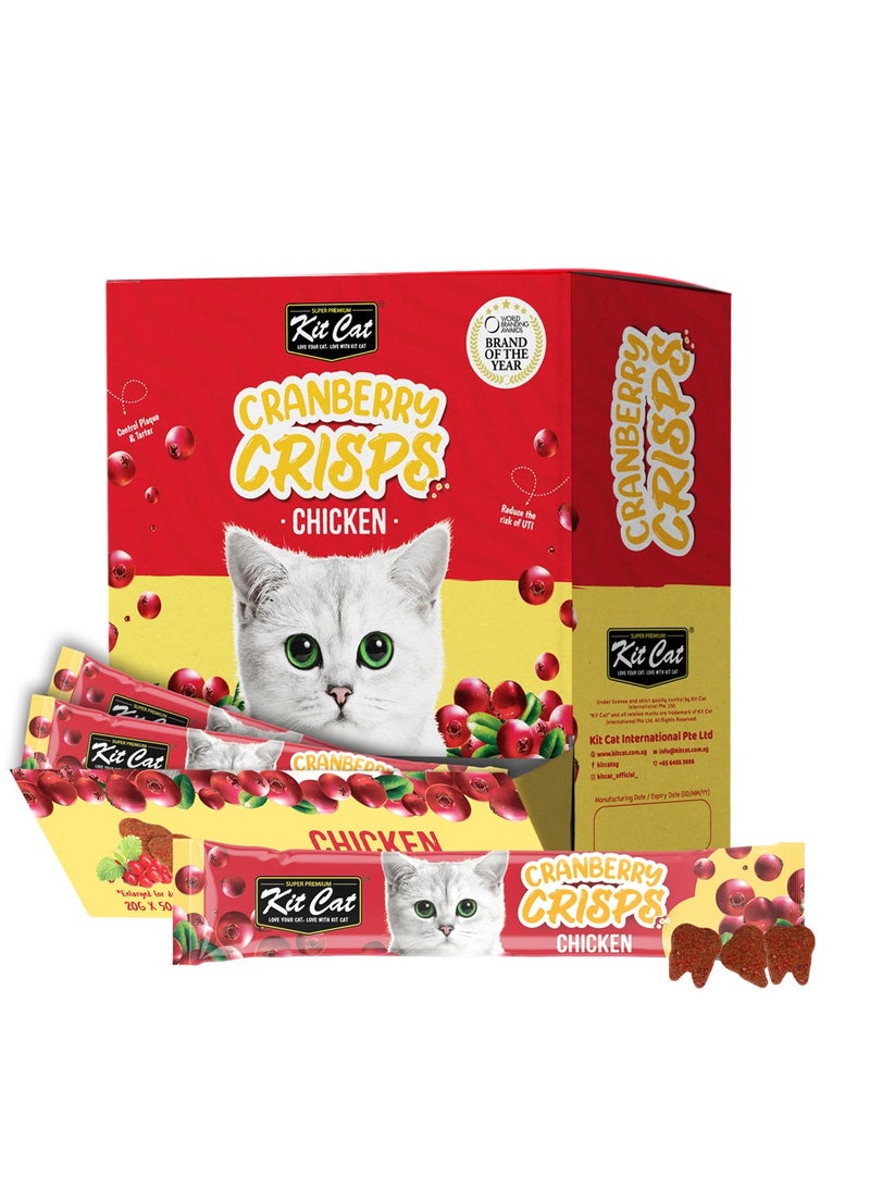 Kit Cat Cranberry Crisps Chicken Box (50 sachets) - Image 1