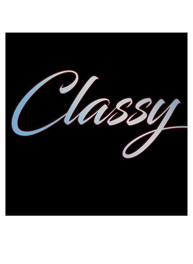 RYN Classy Themed Wall Art Black/Silver 30x30cm - Image 1