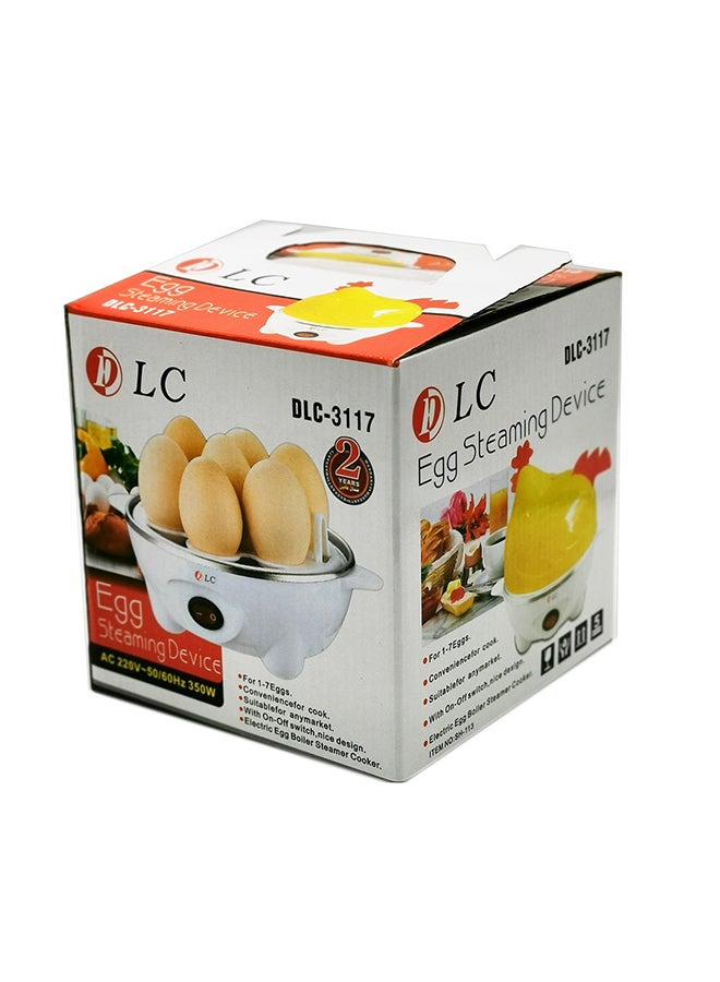 DLC 7-Eggs Steaming Device 350 W 6902016009276 Yellow/White/Red - Image 4