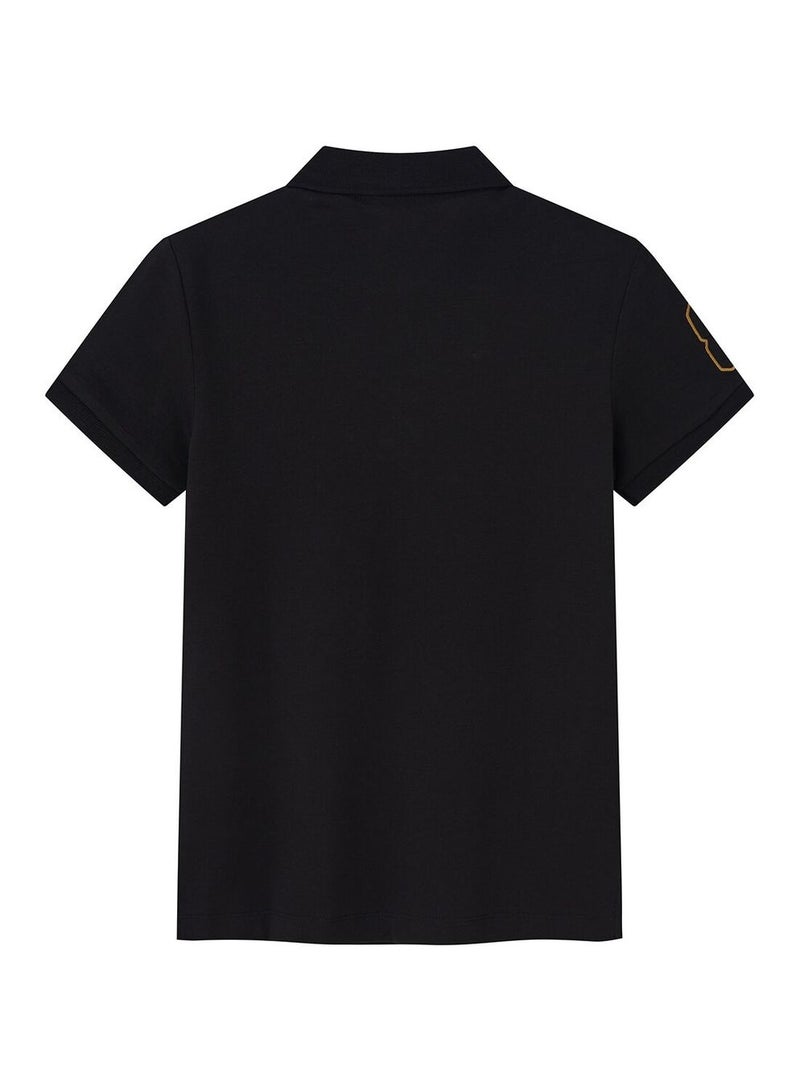 GIORDANO Women’s Slim Fit Embroidered Napoleon Polo - Image 1