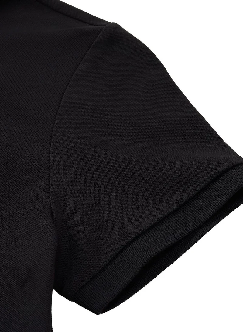 GIORDANO  Women’s Slim Fit Embroidered Napoleon Polo for Women | Best Price UAE