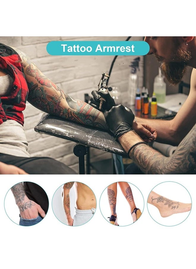 klarako - Tattoo Armrest, Adjustable Height and Angle Tattoo Workstation Arm Rest Tattoo Stand Soft Sponge Pad PU Leather Tattoo Arm Leg Armrest for Studio Salon Tattoo (Tripod Stand) - Image 1