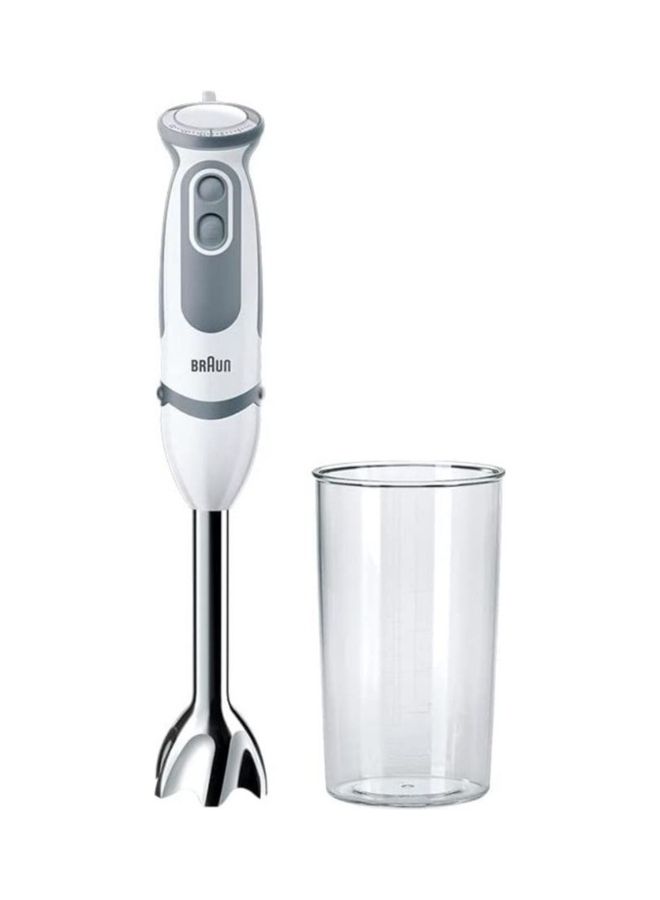 BRAUN House Hold Hand Blender, Plastic 1000 W MQ 5200 White and Grey - Image 1