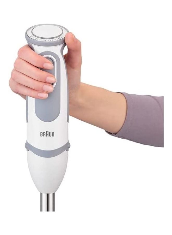 BRAUN House Hold Hand Blender, Plastic 1000 W MQ 5200 White and Grey - Image 3