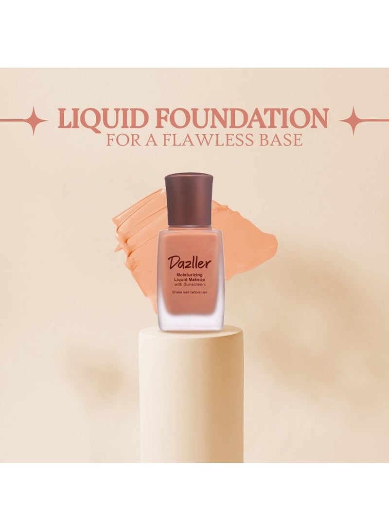 Dazller Moisturizing Liquid Makeup 27ml Bamboo Perfect for Zero Makeup Look - Image 3