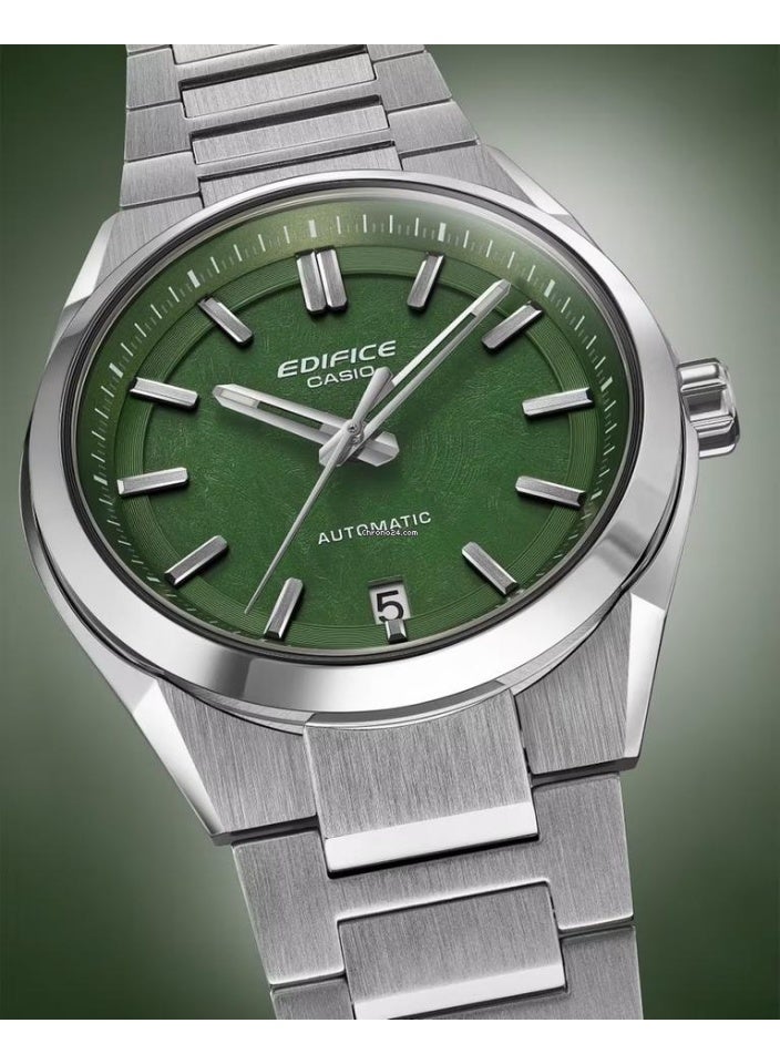 Casio Edifice AUTOMATIC EFK-100D-3A Green Forged Carbon-Style Dial - Image 2