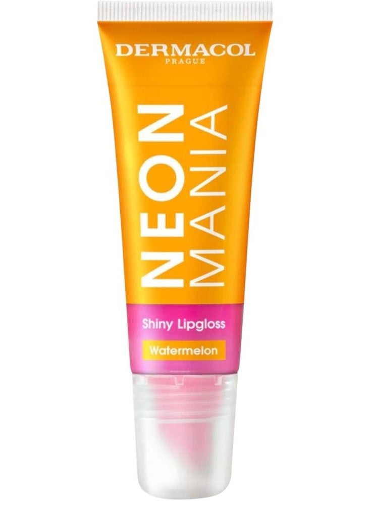 ديرماكول ملمع الشفاه ديرماكول نيون مانيا اللامع يرطب ويريح بنكهة البطيخ 10 مل - Image 1