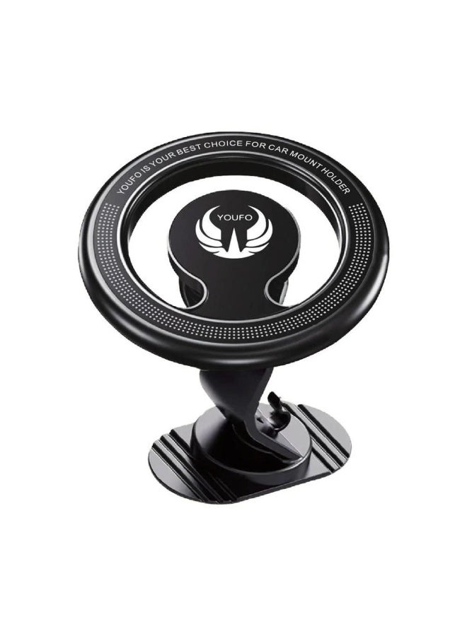 YOUFO Car phone mount for curved surfaces with MAGSAFE technology, model Y4866 - Black - Image 1