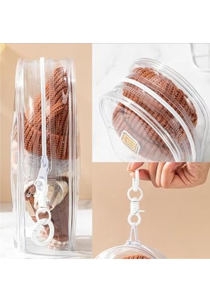 Transparent Doll Dust Bag - for Plush Toy Storage & Display, Fits Cute Character Dolls - Image 2