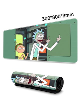 Large Mouse Pad Extended Gaming Non-Slip Rubber Base Office Desk Keyboard Mouse Pads (300 * 800 * 3mm）Rick and Morty - pzsku/Z77E82EA25F3D7C2AD62CZ/45/_/1711177790/a804422c-2c0b-439a-badb-4681d09c1b9c