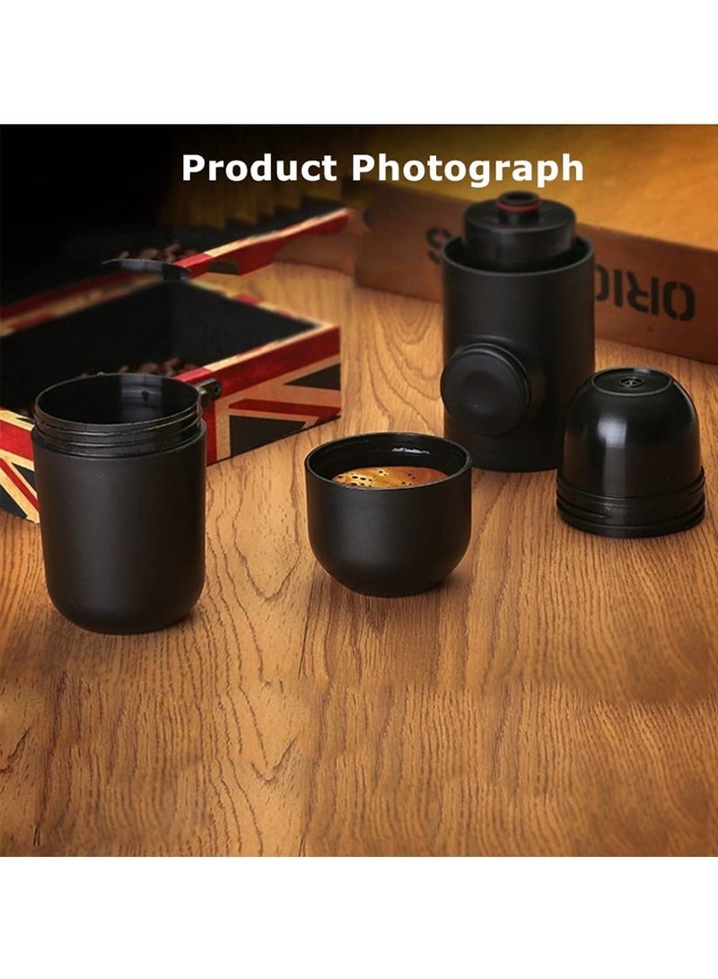 Bukela Mini Coffee Machine Portable Coffee Maker Manual Espresso Maker for Home Outdoor Travel - Image 2