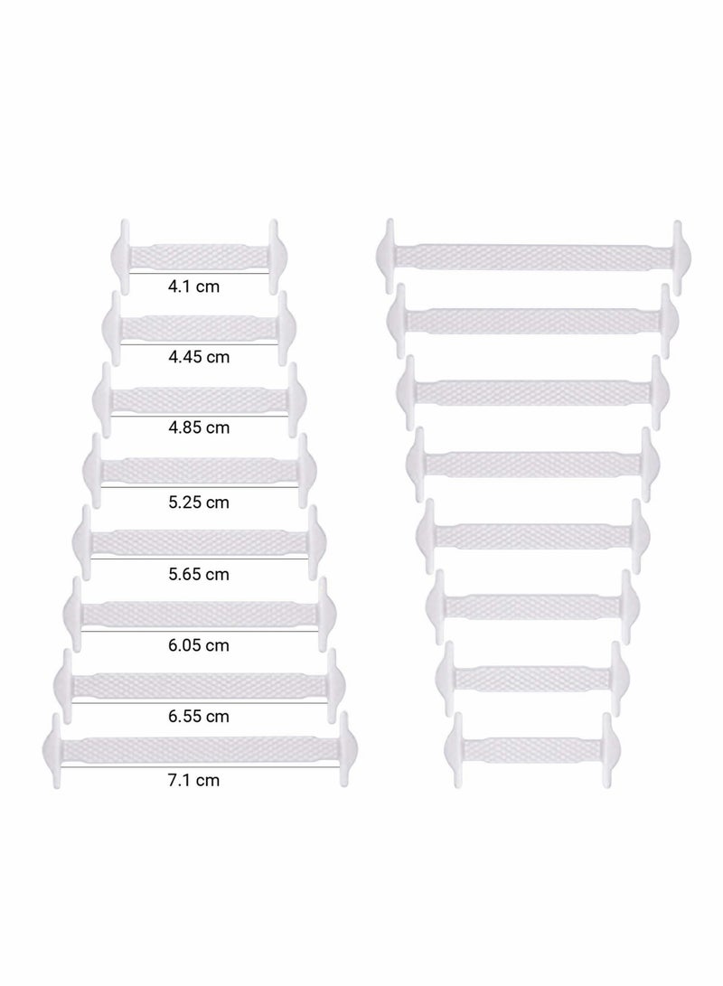 No Tie Shoe Laces for Kids and Adults, Elastic Laces for Trainers, Silicone Tieless Flat Shoelaces for Running Shoes - Image 5