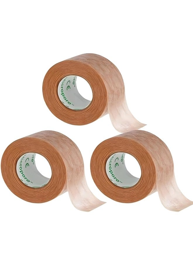 BUNNY BUGGS BB Micropore Tape - Tan, 1" Wide -3 Count -Health & Beauty- BEGİE - Image 1