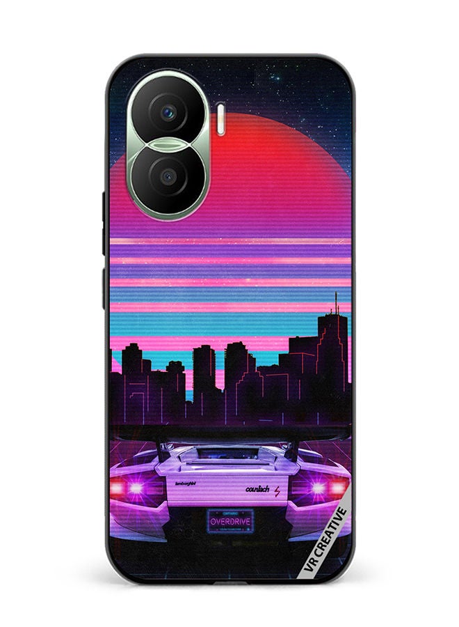 VR CREATIVE Protective Case Cover For Honor Play7T Pro Lambo Design Multicolour - Image 1
