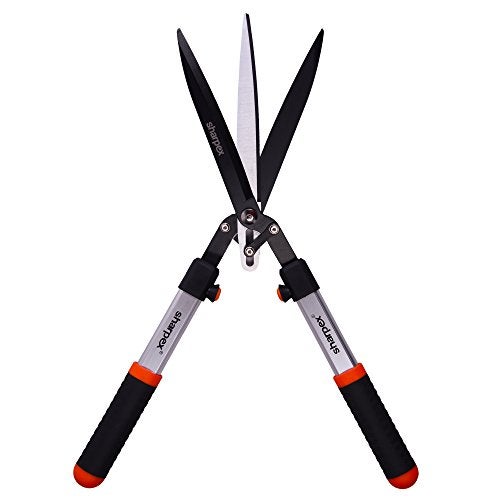 Sharpex Heavy Duty Hedge Shear with Sharp Blade, Spring Loaded Fuction and Comfortable Handle | Hedge Pruner Shear Grass Cutter for Outdoor Gardens (3 Blade Hedge Shear) - Image 1