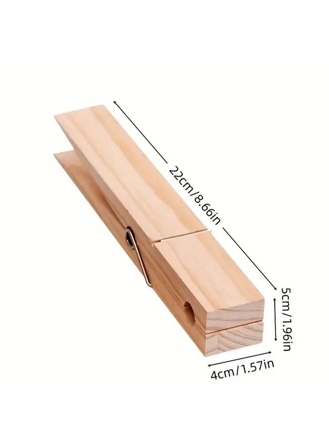 Dark Brown Farmhouse Style Recycled Wooden Towel Holder Wall Mounted Metal Hook Bathroom Decor - Image 4