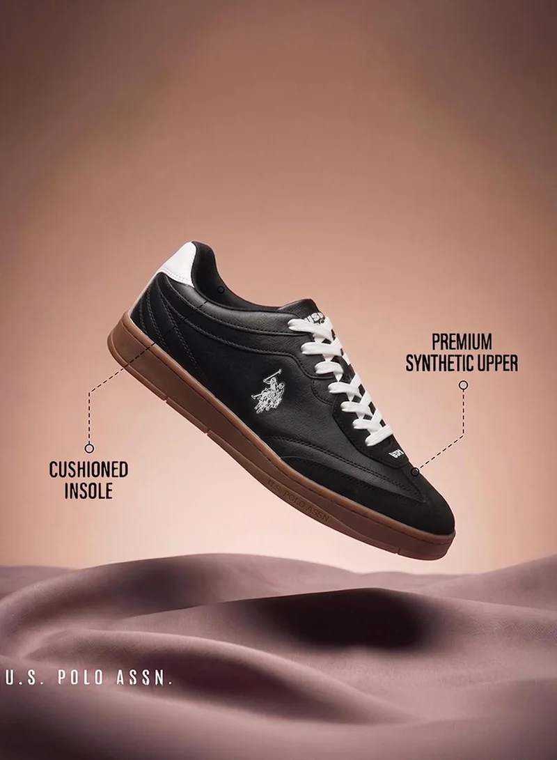U.S. Polo Assn. Black Vale Men's Casual Shoes - Black for Men | Best Price UAE