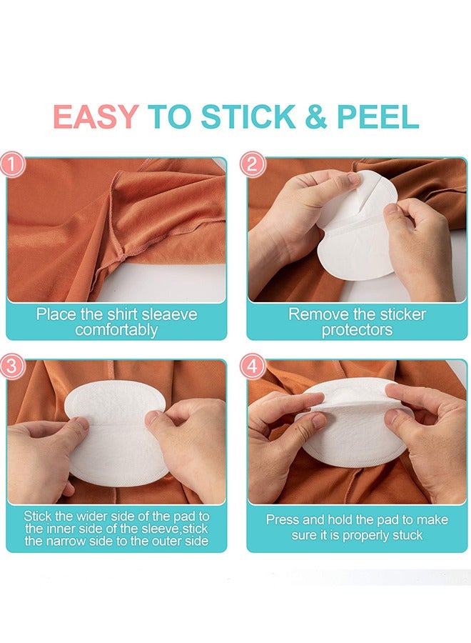 Underarm Sweat Pads, 100Pcs Disposable Underarm Shields Pads for Clothing Sweating Comfortable Unflavored Non Sweat Armpit Protection, Comfortable Unflavored, Non VisibleUnderarm Sweat Pads, 100Pcs Disposable Underarm Shields Pads for Clothing Sweating Comfortable Unflavored Non Sweat Armpit Protection, Comfortable Unflavored, Non Visible