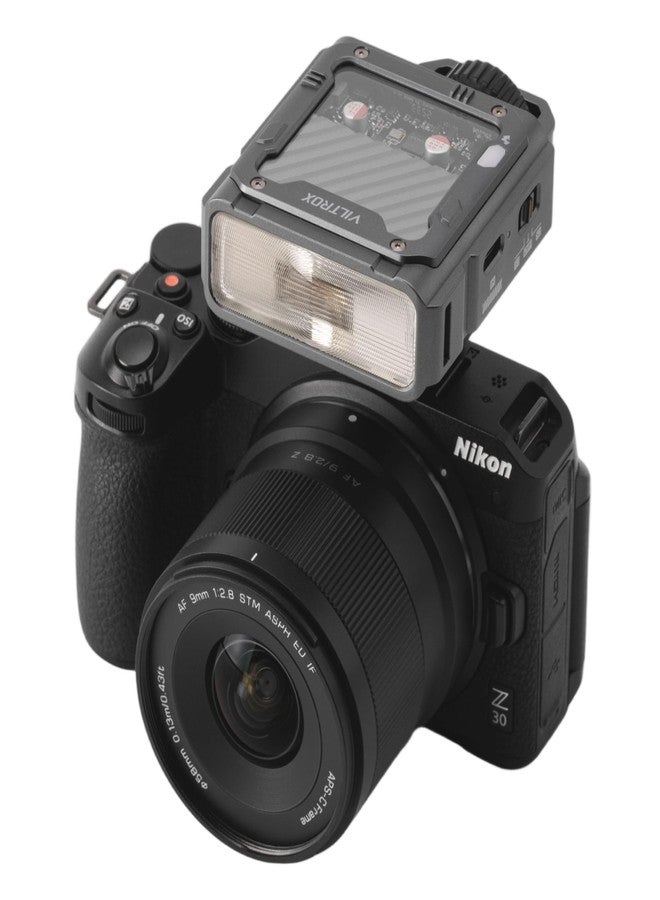 VILTROX TTL Flash for Nikon, GN16 Small Flash for Nikon Camera, 1800mAh Li-on On Camera Flash, 26W/s 6500K Mini Flash, 1s Fast Recycle, 650 Full Power Flashes (Spark Z3-N, Gray) - Image 4