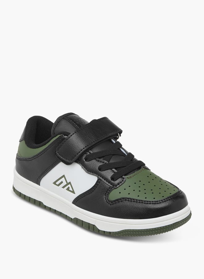 Oaklan by Shoexpress Boys Panelled Sports Shoes with Hook and Loop Closure  - Image 2