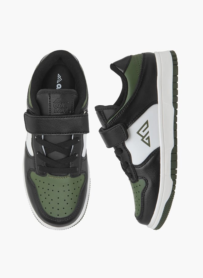 Oaklan by Shoexpress Boys Panelled Sports Shoes with Hook and Loop Closure  - Image 1