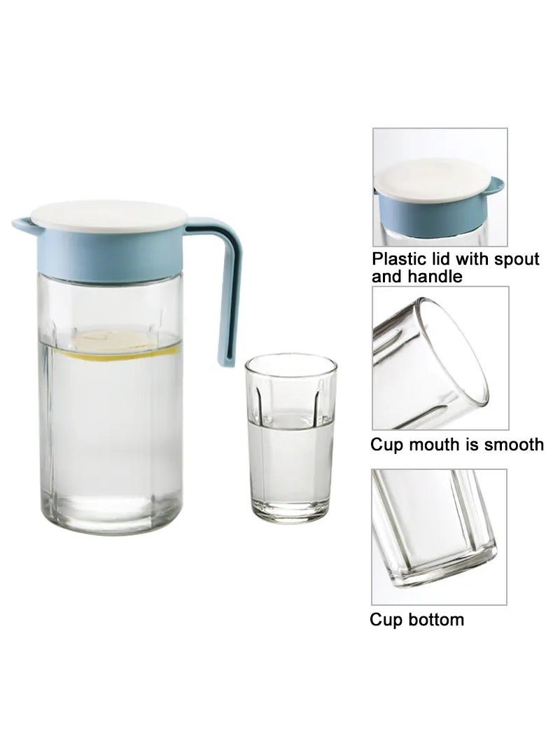 Cuisine Art Cuisine Art Glassware Set with Jug, Transparent (1.2 Liter Jug with Glass 200ml, 5 Pieces)  - Image 3