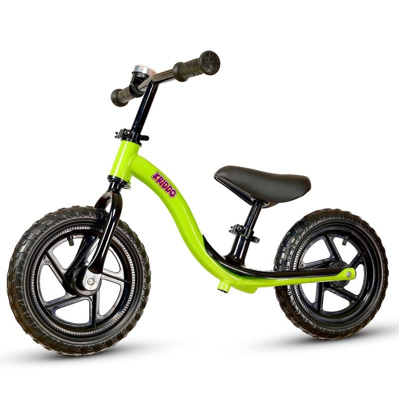 KRIDDO Toddler Balance Bike 2 Year Old Age 24 Months to 5 Years Old Early Learning Interactive Push Bicycle with Steady Balancing Gift Bike for 25 Boys Girls Green - Image 2