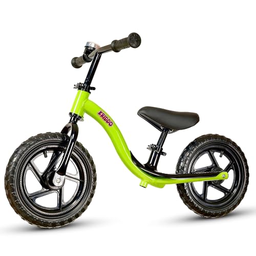 KRIDDO Toddler Balance Bike 2 Year Old Age 24 Months to 5 Years Old Early Learning Interactive Push Bicycle with Steady Balancing Gift Bike for 25 Boys Girls Green - Image 1