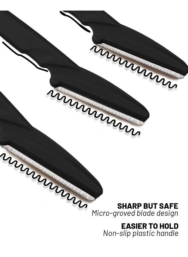 MoHern Laning Tool For Face, 30 Pcs Dermaplane Razor For Face, Multipurpose Face Razors For Women And Men By Mohern, Black - Image 2