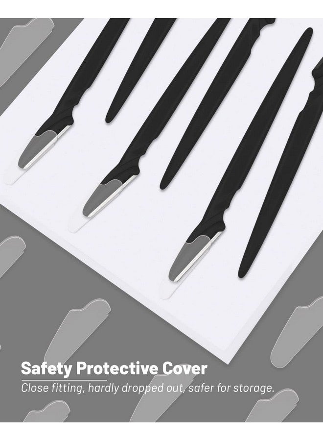 MoHern Laning Tool For Face, 30 Pcs Dermaplane Razor For Face, Multipurpose Face Razors For Women And Men By Mohern, Black - Image 4