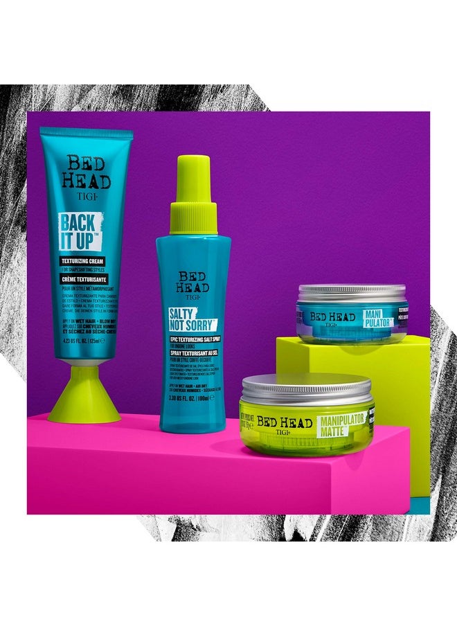 TIGI رذاذ ملحي مقوي للشعر من Bed Head Salty Not Sorry لتصفيفات الشعر الطبيعية غير المنسقة، 3.38 أونصة سائلة  - Image 3