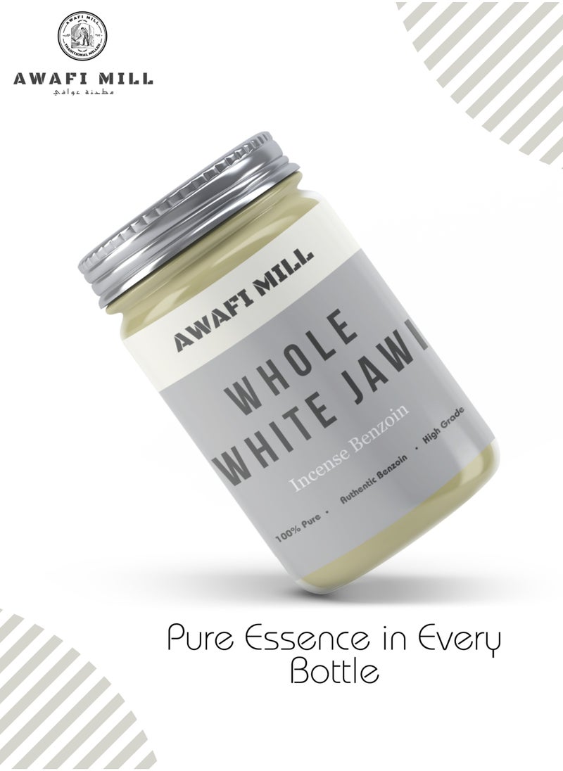 Awafi Mill - White Jawi Benzoin Natural Incense | Aromatic Elevation with Triangle Charcoal Tablet - Image 1