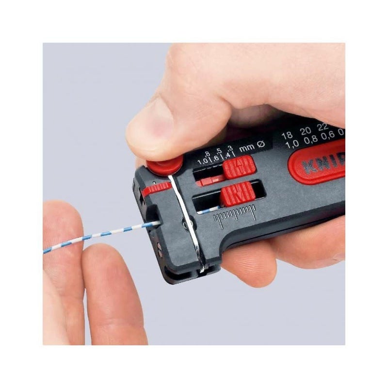 KNIPEX Tools - Precision Mini Wire Stripper, 26-36 AWG (1280040SB) - Image 3