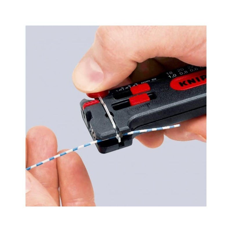 KNIPEX Tools - Precision Mini Wire Stripper, 26-36 AWG (1280040SB) - Image 4