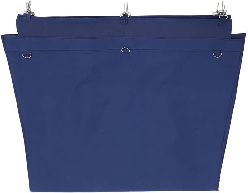 Heavy Duty Janitorial Cart Bag with Metal Hook for Hotel Commercial Cleaning Supplies Storage - Image 1