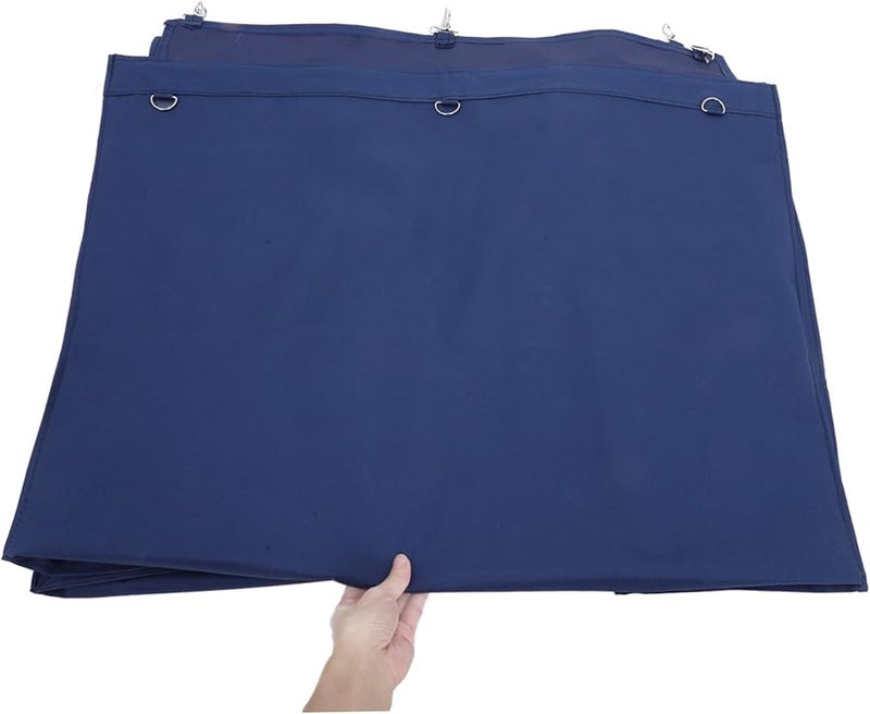 Heavy Duty Janitorial Cart Bag with Metal Hook for Hotel Commercial Cleaning Supplies Storage - Image 4